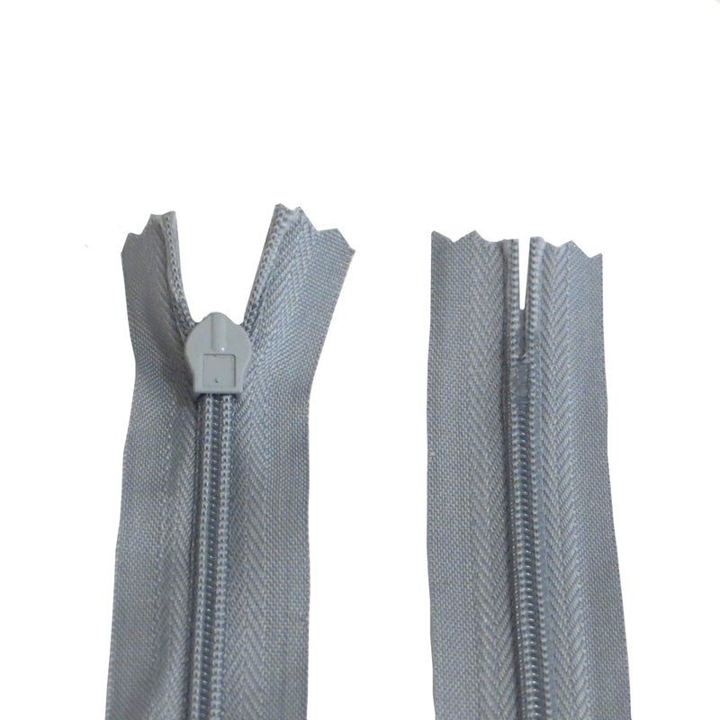 Seeking ROAM Invisible Zippers, Nylon Coil, 3, 2 Pieces (Light Grey, 22"") - Image 4